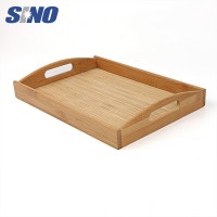 Bamboo Party Food Service Tray For Breakfast In Bed