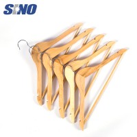 Wholesale Set Of 5 Bamboo Wooden Clothes Coat Hanger