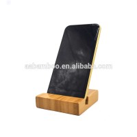 Universal Tablet Desktop Bamboo Mobile Holder Wooden Cell Phone Stand