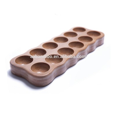 Wood Egg Storage Stand Bamboo Wooden Egg Holder