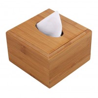 Wholesale Bamboo Wooden Tissue Holder Box