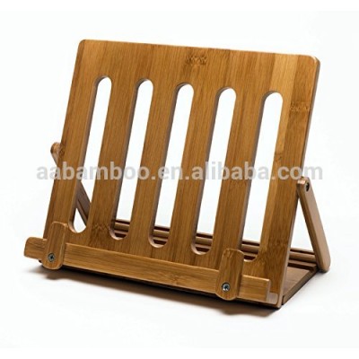 Bamboo Wooden Cookbook Holder