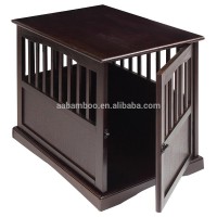 Decorative bamboo wood pet furniture large dog house