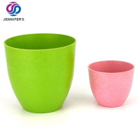 Degradable Breathable Household Bamboo fiber big Flower Pot Garden Collection Biodegradable Flower Planter Pot