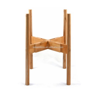 Adjustable Bamboo Wooden Plant Stand