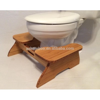 Bamboo Poop Stoop Partial-Squat Toilet Foot Stool